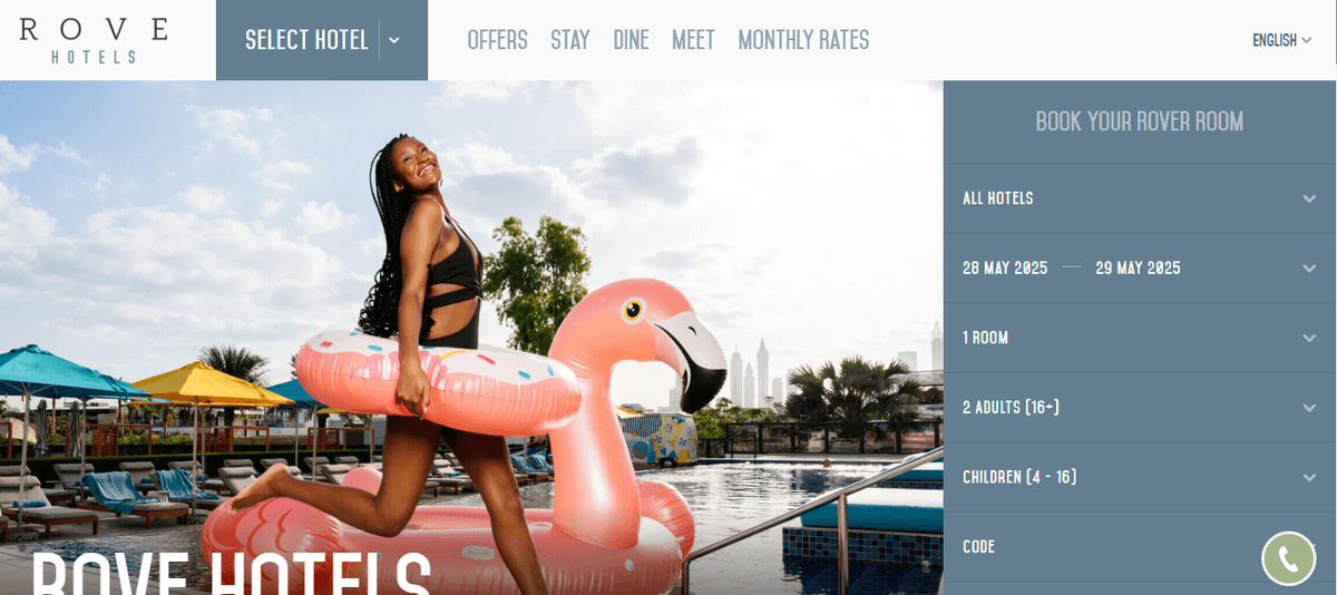 Rove Hotels - Modern hospitality experience